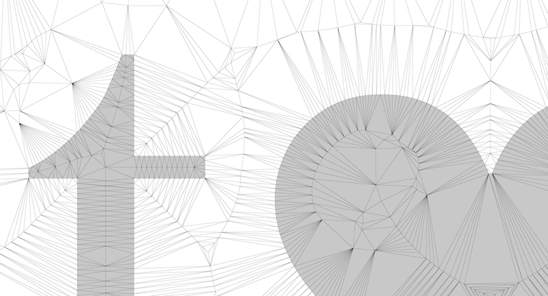 Mesh subdivision detail.